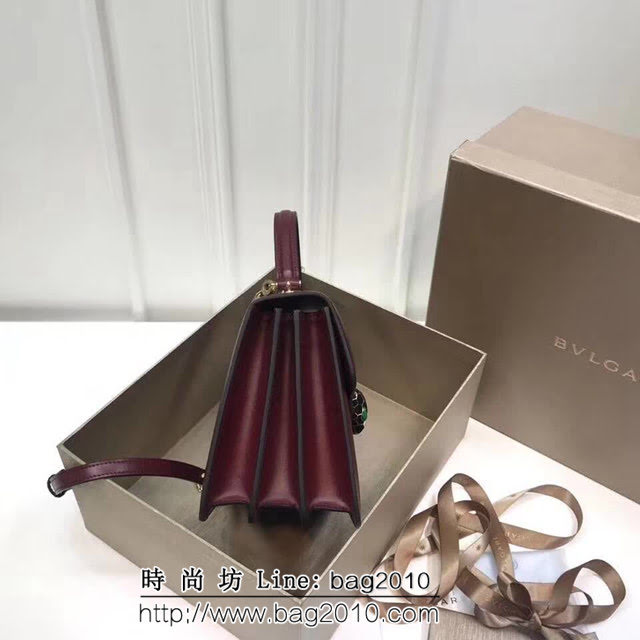 BVLGARI寶格麗 專櫃新款 蛇頭扣環 三層琺瑯蛇頭包 可手提肩背斜挎 B38329 FYD1349